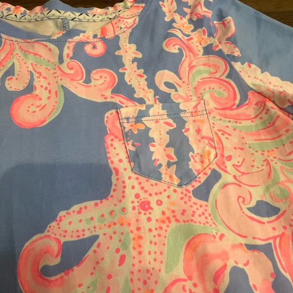 Lilly Pulitzer Declan Dress Blue Peri Go With the Flow - Picture 2 of 8